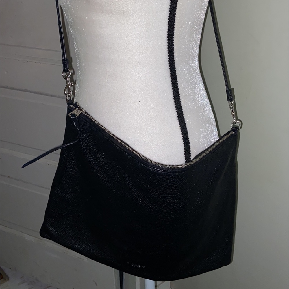 COACH black leather crossbody